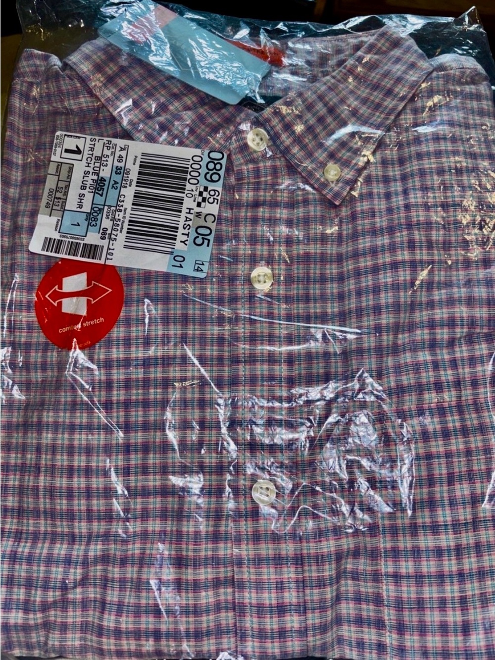 ST. JOHN’S BAY Shirt Comfort Stretch Performance Size‎ Large - Picture 2 of 4